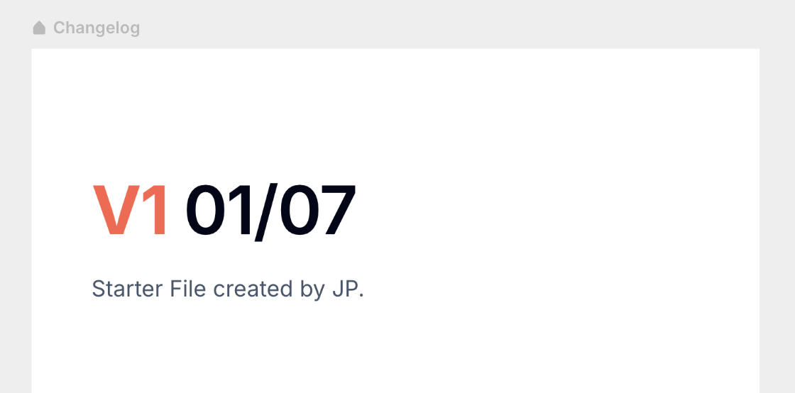 Componentes do Starter File